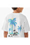 Slogan Print T-shirt with Short Sleeves - 4