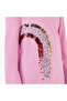Girls Crew Neck with Rainbow Sequin Detail - Cotton - Long Sleeves - 5