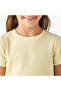 Ribbed Crew Neck T-shirt with Lettuce Hem - 4
