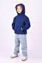Set of 3 Winter Kangaroo Pocket Fleece-Lined 3 Thread Hooded Sweatshirt - 3
