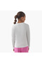 Girls Crew Neck T-shirt with Graphic Print - Cotton - Long Sleeves - 3
