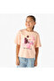 Floral Embellished T-shirt with Short Sleeves