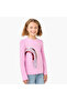 Girls Crew Neck with Rainbow Sequin Detail - Cotton - Long Sleeves