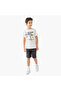 Graphic Print T-shirt with Crew Neck and Short Sleeves - 2