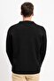 Polo Neck Zippered Men's Knitwear Cardigan - 4