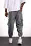 Unisex New Generation Original Design Street Style Sports Cargo Pocket Pack Baggy Trousers - 4