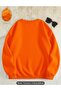 Hearts Printed Women's Crew Neck Sweatshirt - 2