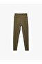 High Waist Skinny Fit Interlock Stitching Detail Sports Leggings - 3