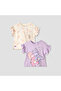 Cloud Co Care Bears Print T-shirt with Ruffle Sleeves - Set of 2