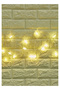 سلسلة أضواء LED على شكل نجوم بيضاء - 3