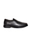 Genuine Leather Black Casual Men's Shoes Rubber Sole - Tuna 0668