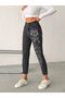 One-Leg Embroidered Mom Jeans - 2