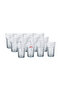 Lingga Glass Tumbler Set, 12 Pieces, Size 9