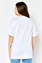 Women Crew Neck Short Sleeve Hello Kitty T-Shirt, White - 4