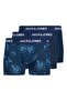 Jack Jones Patterned Cotton Men's 3-Piece Boxer Set 12298171