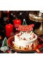 New Year's Cake Topper Happy New Year Writing Decoration with Toothpick - 2
