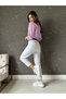 Nvn White Mom Women's Cotton High Waist Slim Fit Jean Pants Çnr-5 - 2