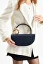 Women's Gold Detailed Stylish Hand and Shoulder Bag Length 13 Width 27 - 2