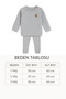 Boys Girls Children's Soft Flexible Comfortable Ribbed Buttoned Bottom Top Set - 3