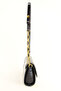 Women's Black Patent Leather Medium Size Crossbody Bag - 3