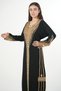 Embroidered women's Asiri jalabiya dress on the chest and sleeves - 2