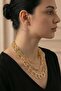 Multi Chain Design Necklace – Non-Tarnish, Anti-Allergic, Stylish Appearance (40+5 cm) - 2