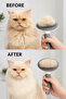 Pet Brush with Automatic Cleaning Cat Dog Hair Collector Comb - 3