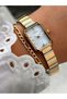 Yellow and Silver Steel Cord Women's Wristwatch Fl21607A-D 3Atm Water Resistant 2 Year Warranty