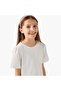 Pleated Drop Waist Dress with Round Neck - 4