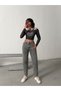 Kar Black High Waist Full Fit Mom Jeans