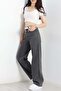 Grey Palazzo Loose Grey Color Women's Denim Jeans Pants - 4