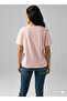 Women's Ribbon Leopard Printed Crew Neck Tshirt - 2