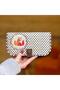 Fox Love Pattern Large Women's Wallet - Ethnic Retro Bohemian Handmade