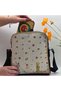 E. Little Prince Figured Large Postman Shoulder Bag Black, E. Little Prince Small Wallet Mustard Ethnic Bohe - 6