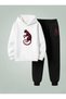 Children's Sweatshirt - Tracksuit Set (Hooded) Red Color Cat Ba Printed Thread Raised