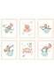 ALAYRA bumbleboo Little Prince Nursery Wall Art, Little Prince Playroom Decor, Little Prince Posters, Set of 6 UNFRAMED Prints, Little Prince Decor20X25 CM
