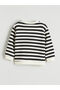 Ecru Long Sleeve Baby Girl Sweatshirt - 2