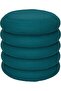 Stacked Velvet Pouffe Ottoman – Blue