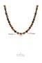 Certified Tiger Eye Stone Leo Zodiac Sign Men's Natural Stone Necklace - 3