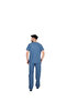 D/114 Unisex Doctor Nurse Student Thermocotton Fabric Scrubs Set - 5