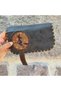 Large Wallet with Witch Figure Ethnic Bohemian Retro Vintage Style - Anthracite - 5