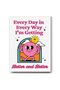 ALAYRA Lava Land Retro Poster Wall Art Print, Cute Funny Motivational Inspirational Quote for Teens, Positive Affirmation Room Décor Aesthetic for Teen Girls Dorm Bedroom Apartment40.6X30.5 CM
