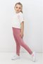 Girl's Stretch Fabric & Corded Fabric & Elastic Waist Velvet Tights - 4