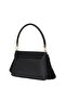 Black Leather Tassel Detailed Chain Women's Shoulder Bag - 5