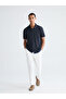 Giyçık Store Navy Blue Polo Collar Men's T-Shirt - 2