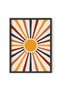 ALAYRA Mid Century Modern Wall Art Sun - | Boho Posters Prints Wall Art Mid Century Modern Print Sun Art Print Boho Pictures for Wall Boho Art Boho Prints | UNFRAMED 12” x 16”40.6X40.6 CM