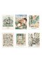 ALAYRA Henri Matisse Canvas Wall Art Set of 6 Unframed ,Famous Artists Wall Art Prints Fine Art Reproductions Flower Poster Painting Wall Decor Aesthetic for Living room Bathroom25.4X20.32 CM