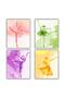ALAYRA Ballet Art Painting Elegant Dancing Canvas Art Pictures - Makeup Wall Art Prints,Ballerina Print Ballet Dancer Collection Poster - Fashion Women or Girl Bedroom Dance room20X25 CM
