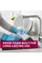 Multi-Function Scrub Sponges Pack of 9 Dual-Texture Cleaning Sponges Non-Scratch for Kitchen and Hou - 5