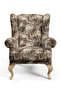 Mosaic Patterned Digital Printed Upholstery Fabric. Soft Keyed Cotton Lined Non-Stretch Fabric - 3